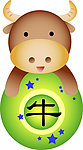 卡通牛