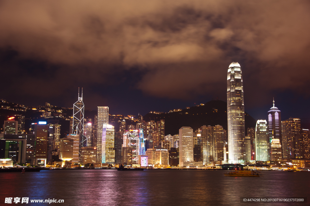 维多利亚港夜景