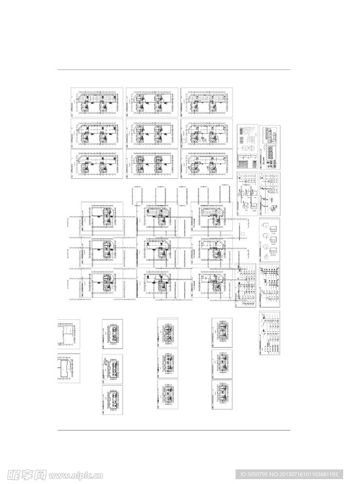 商业街小区电气全