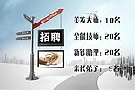 美发 招聘海报