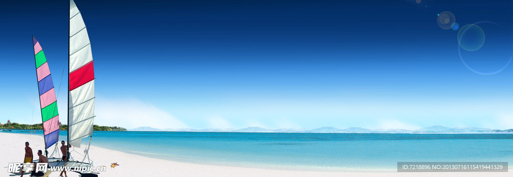 海边帆船