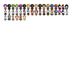 电玩城卡通小人