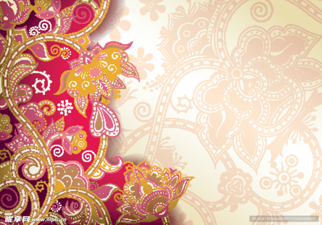 欧式花纹 古典花纹