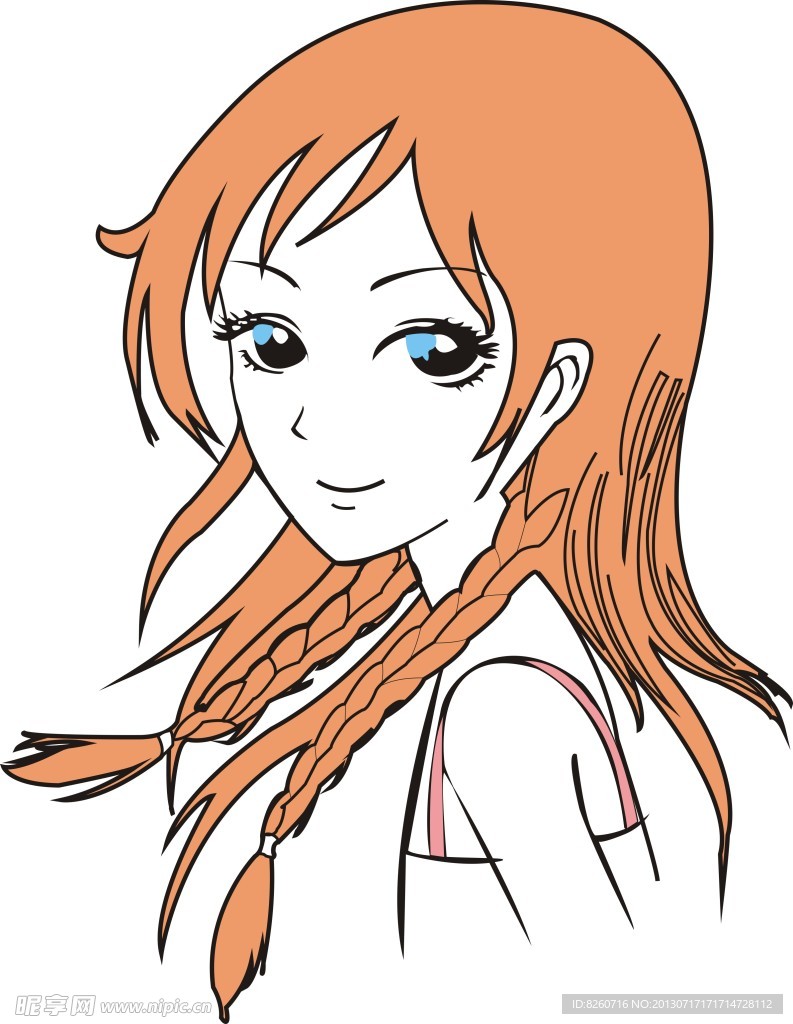 卡通美女