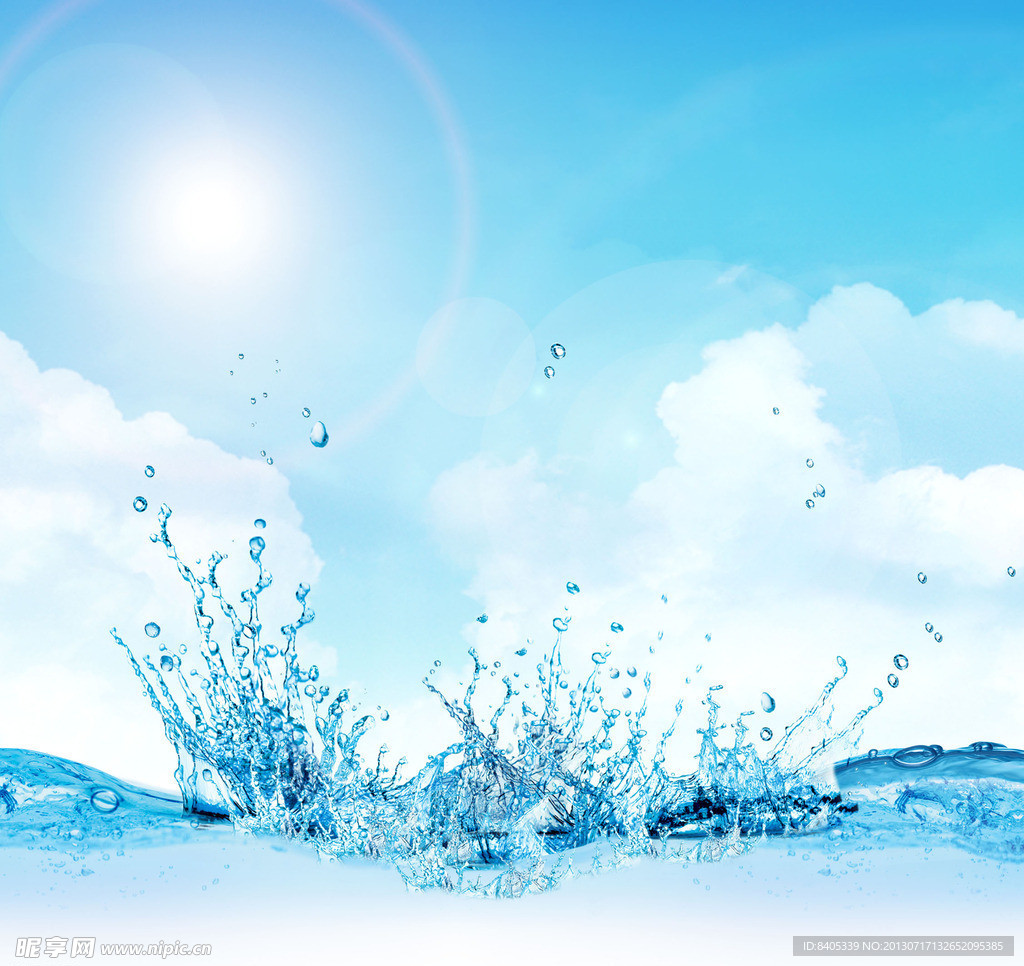水分层素材