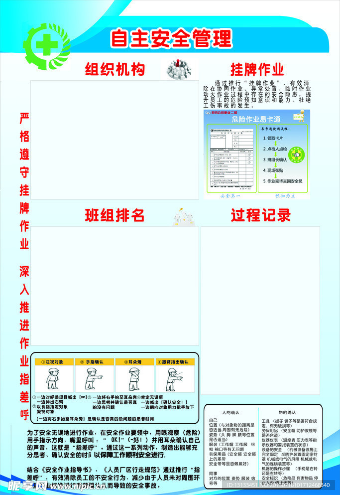 安全管理目视板