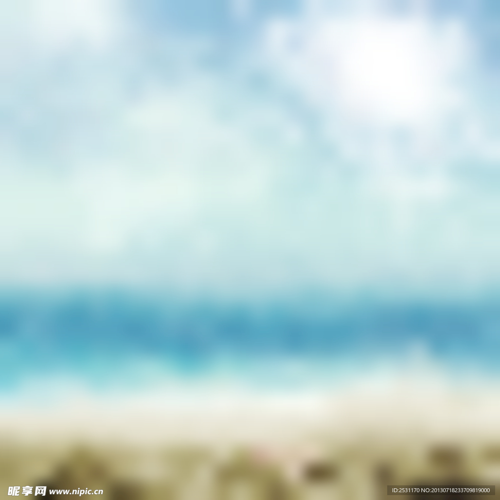 夏季海滩背景