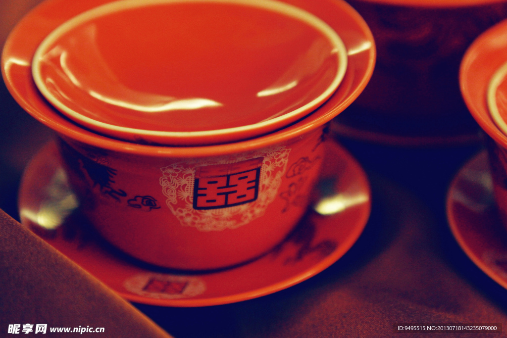 婚礼 茶杯