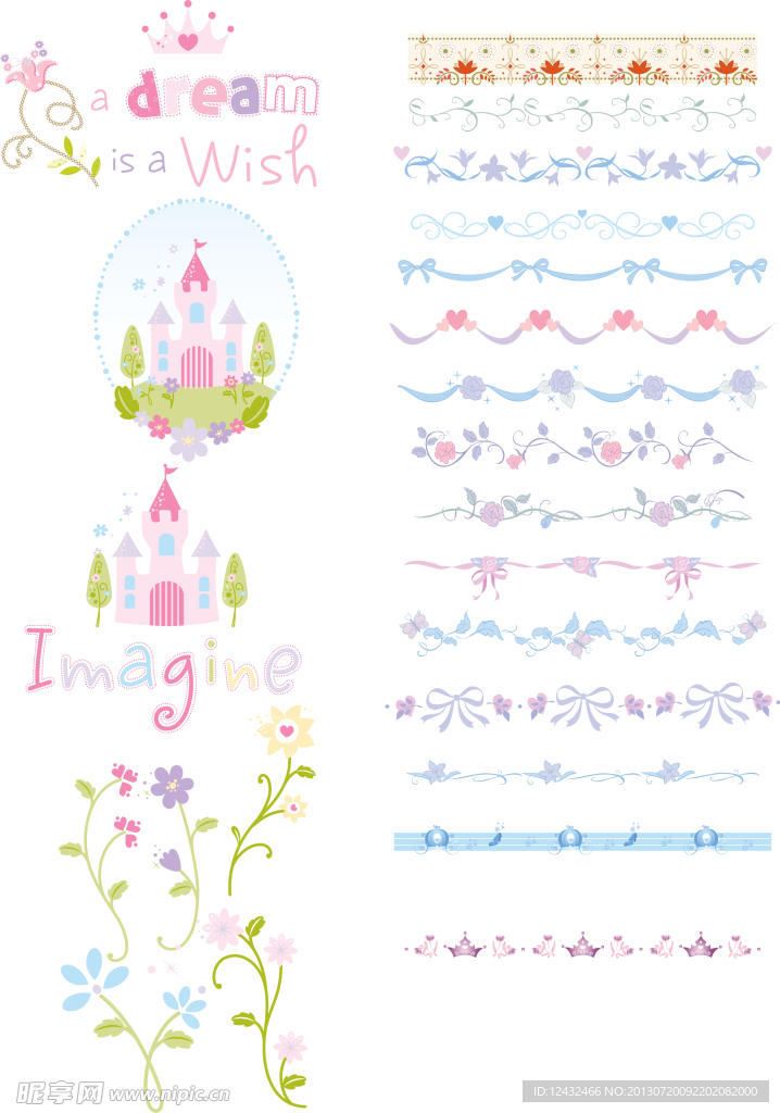 卡通花纹