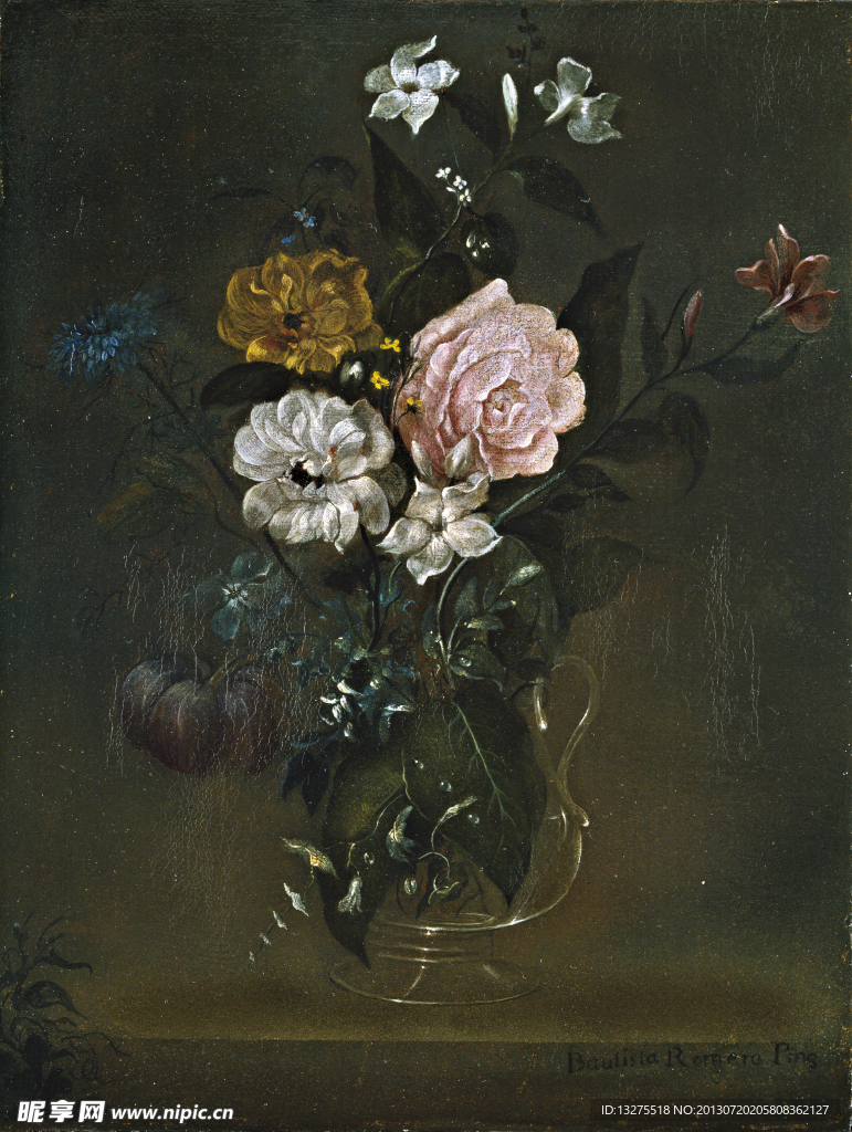 花卉油画