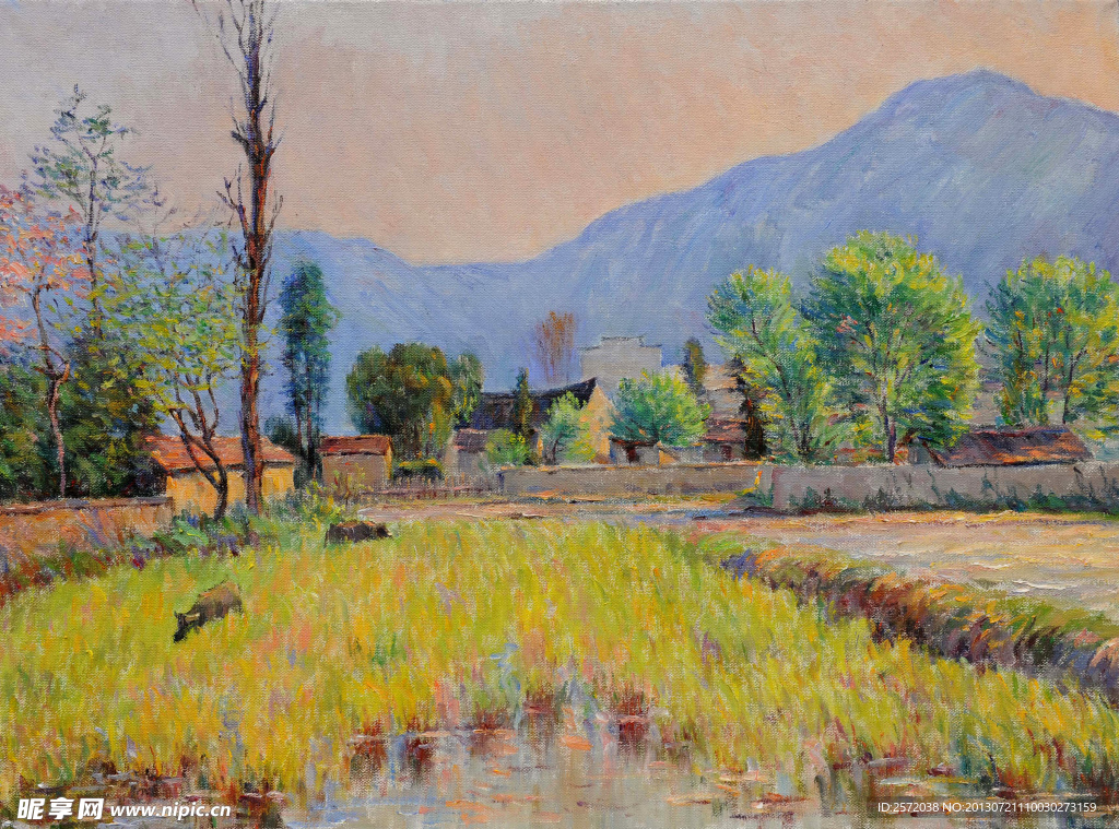 山村景色