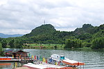 码头 湖水