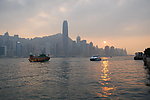 夕阳 海港