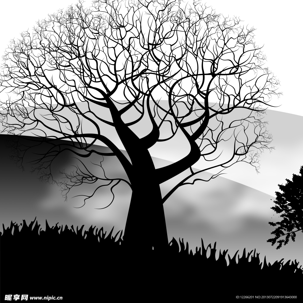 风景抽象画