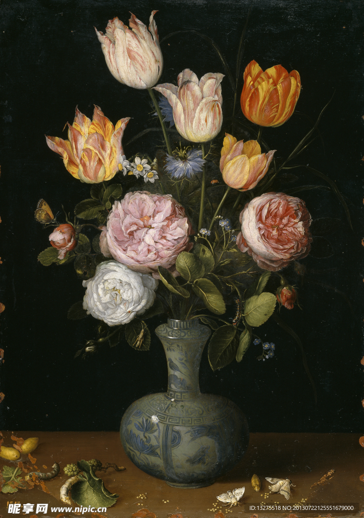 花卉油画