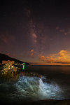 万山岛银河夜景图