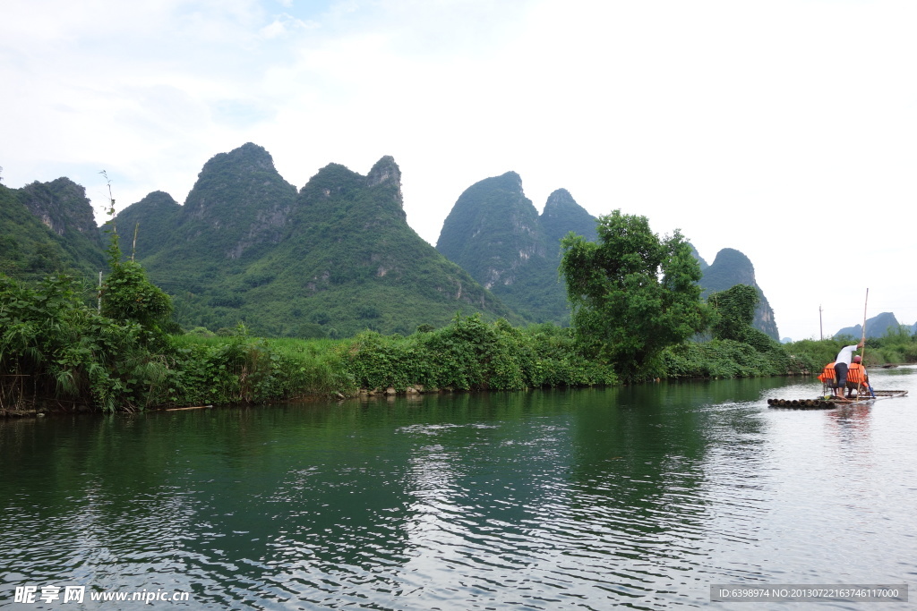 阳朔遇龙河