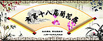 兰花展展板