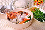 什锦海鲜煲仔饭