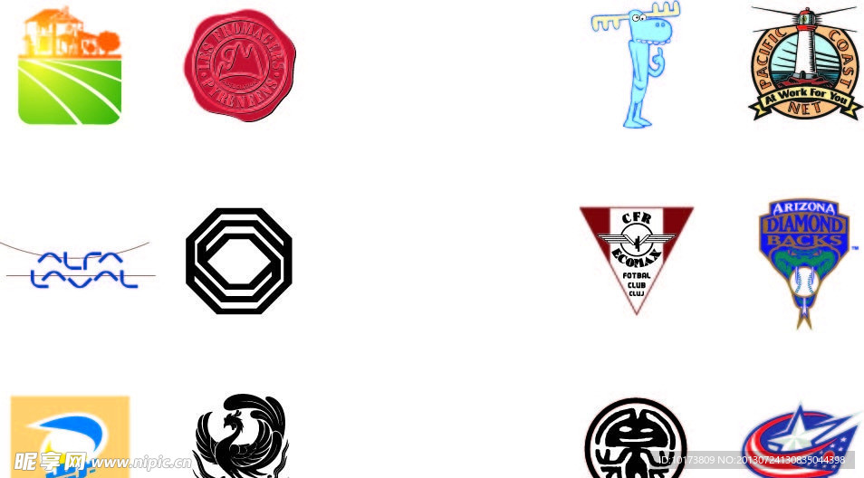 经典ai标志logo