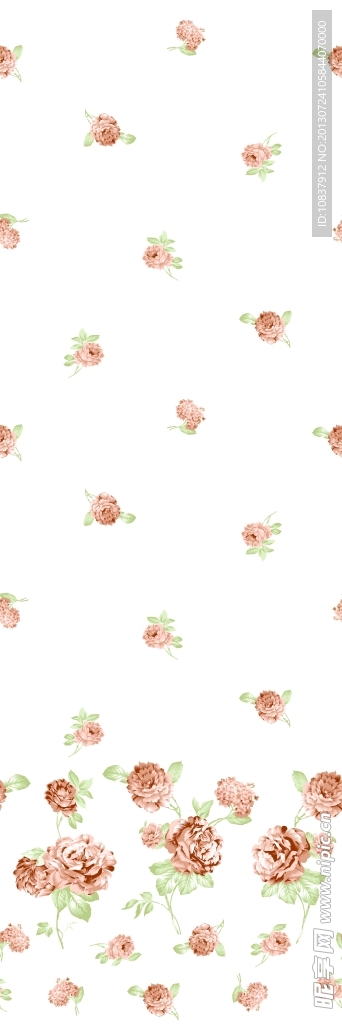 碎花底纹