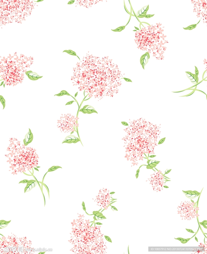 碎花底纹