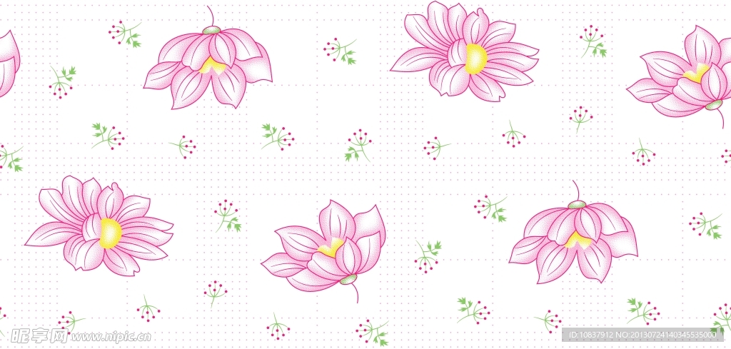 碎花底纹