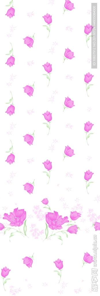 碎花底纹