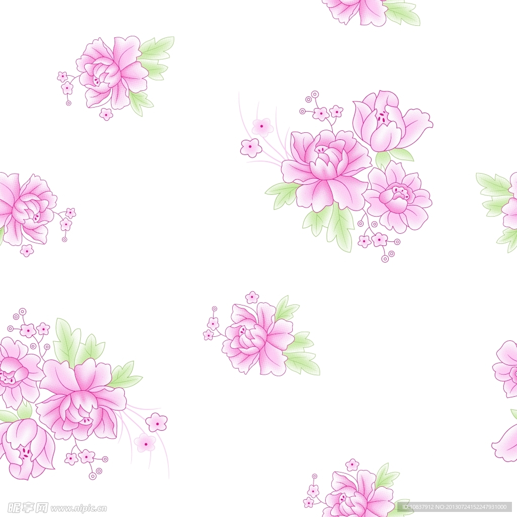 碎花底纹