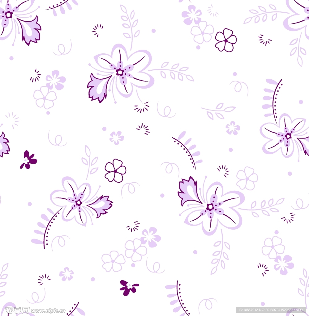碎花底纹