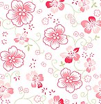 碎花底纹