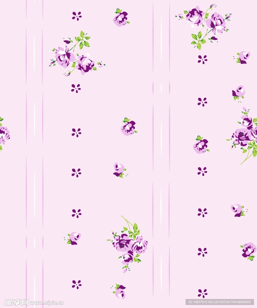 碎花底纹