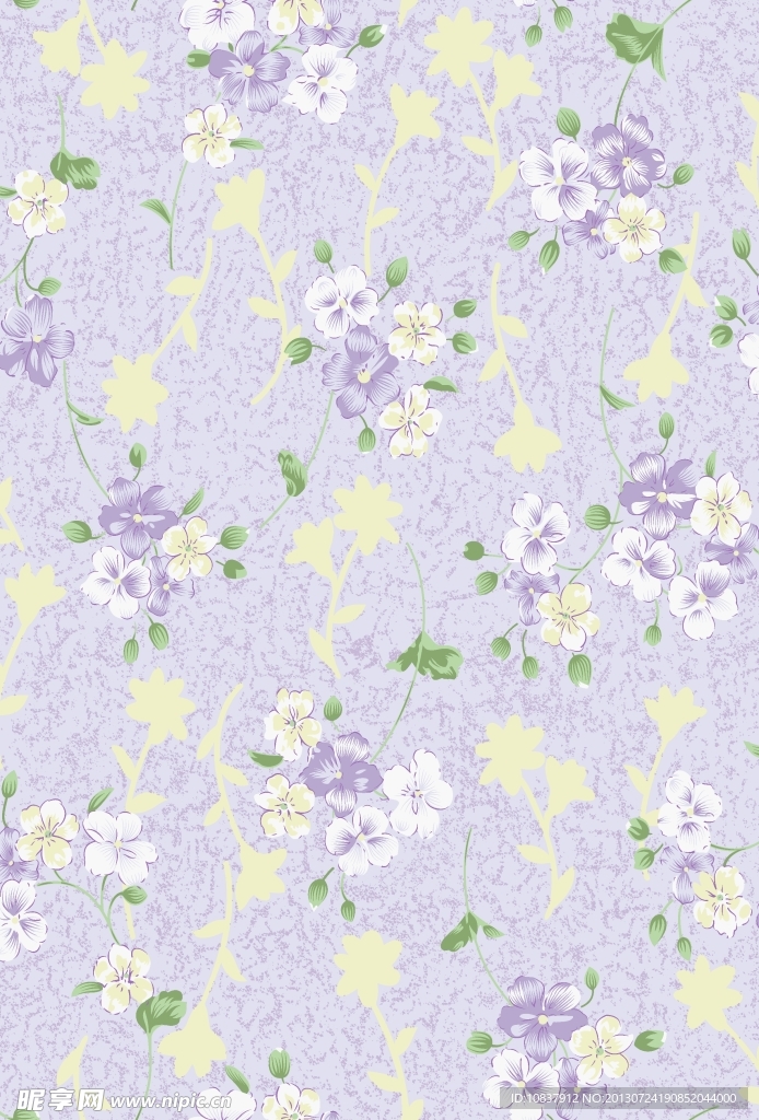 碎花底纹