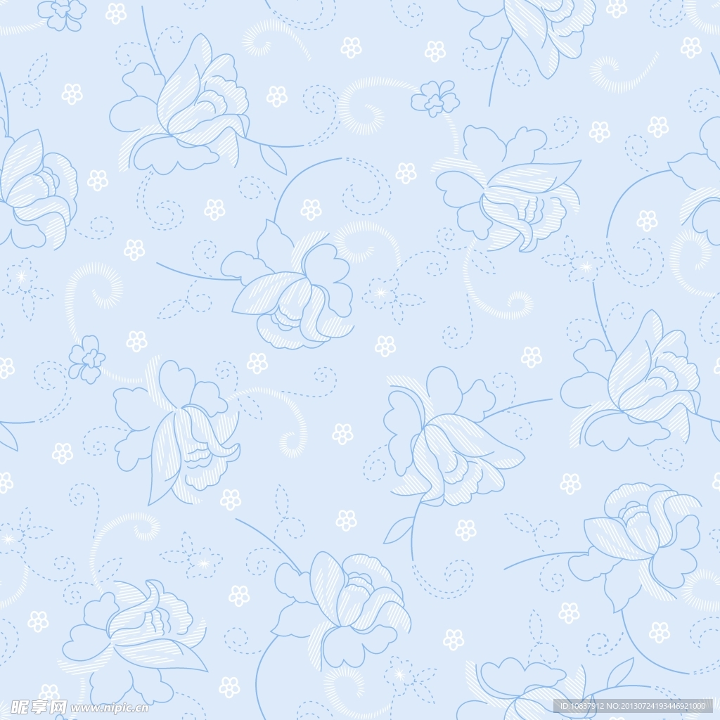 碎花底纹