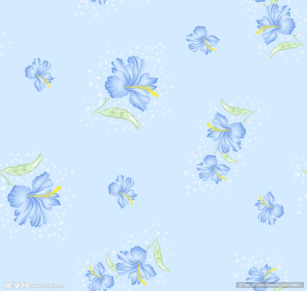 碎花底纹