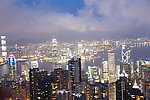 香港山顶夜景