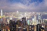 香港山顶夜景