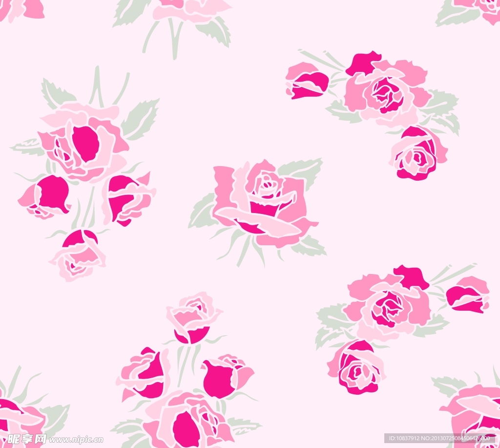 碎花底纹