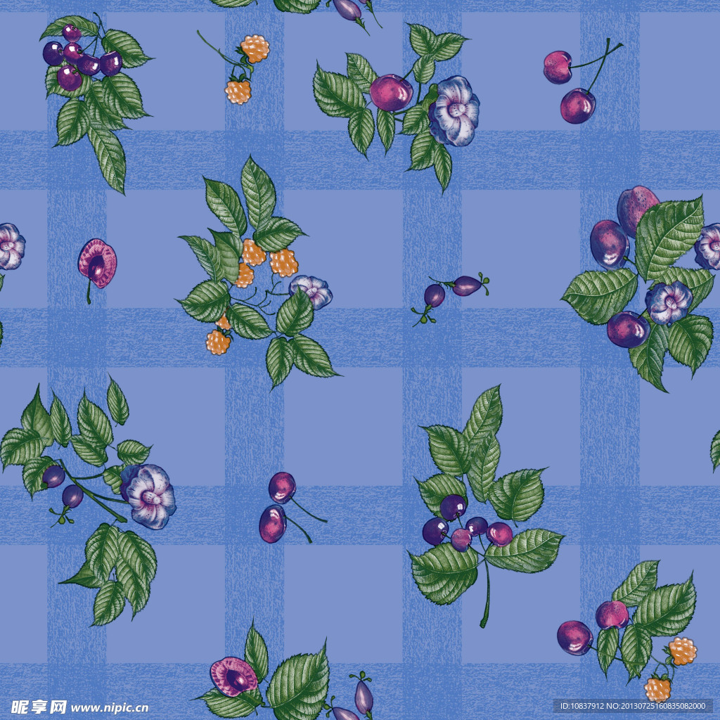 碎花底纹