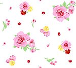 碎花底纹