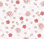碎花底纹