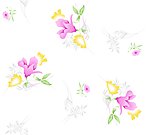 碎花底纹