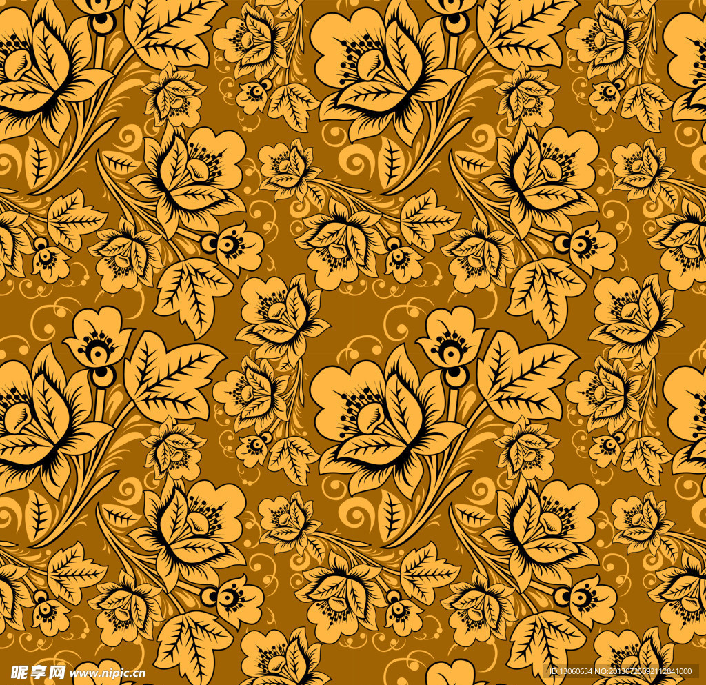 壁纸 墙纸 花型