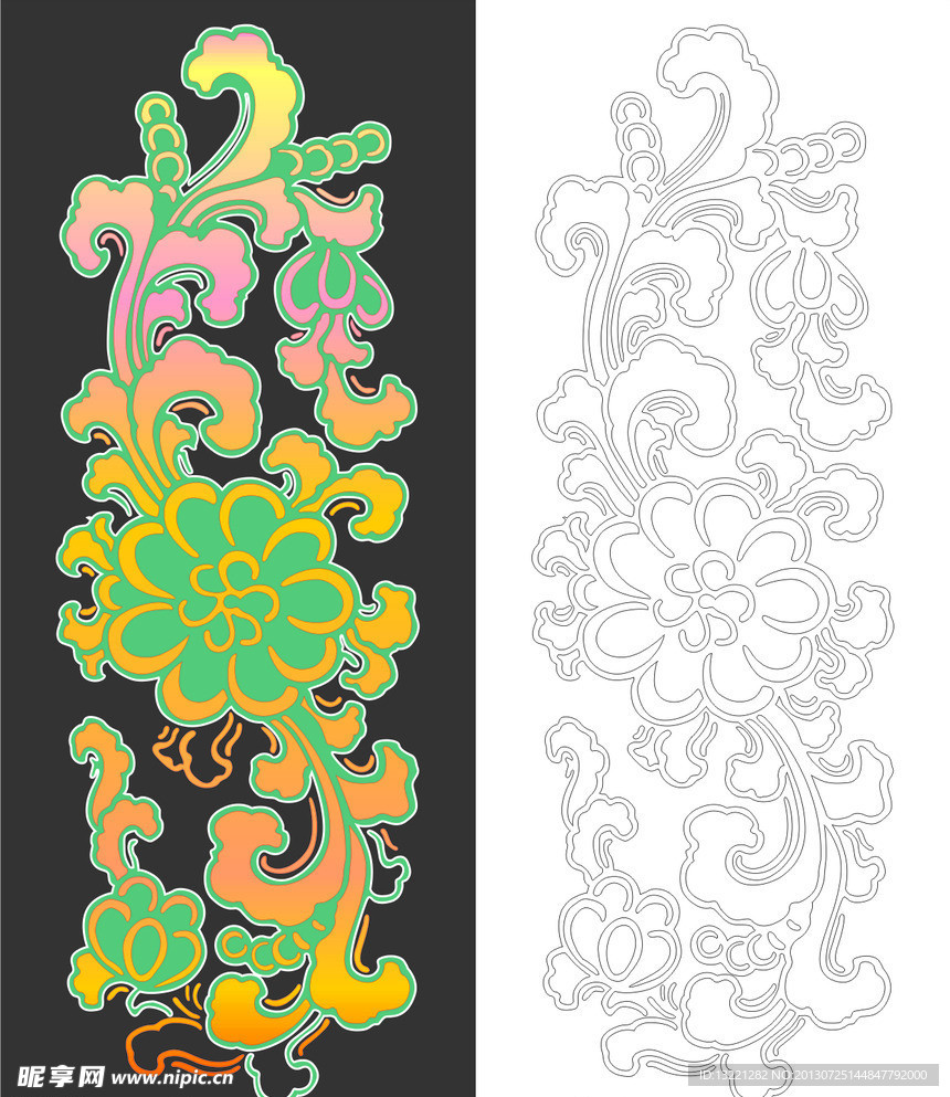 古典花