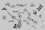 矢量花纹