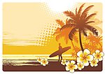 夏日背景
