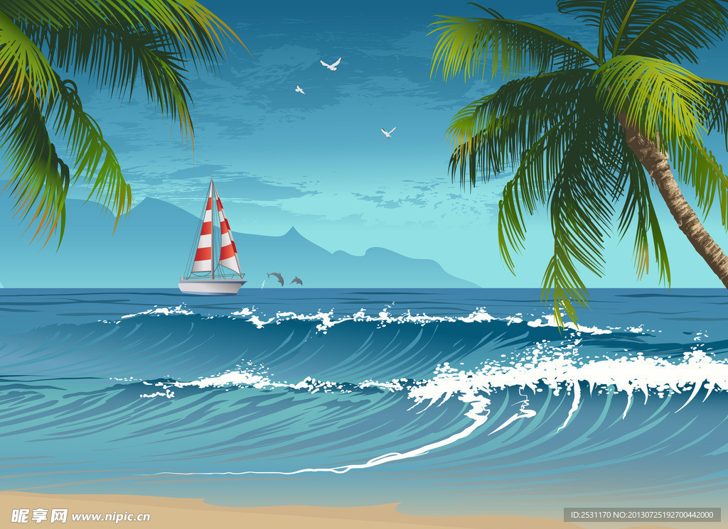 夏日背景