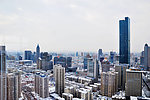 城市雪景