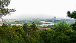 凤冠山向南俯瞰全景图