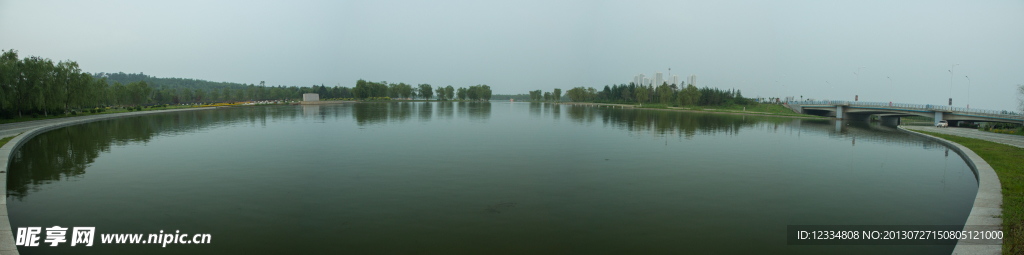 莲花湖全景